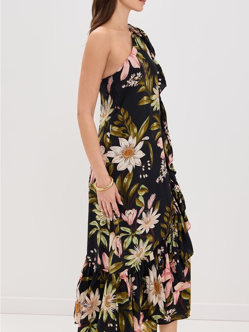 FARM Rio
One Shoulder Ruffled Maxi Dress S - Picture 4 of 4
